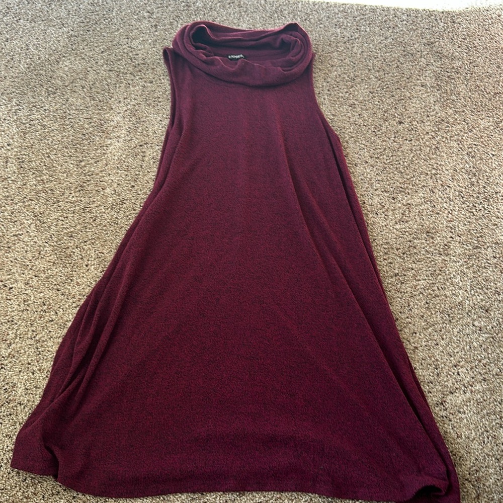 Express Cowl Neck Sweater Dress - Size Medium